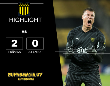 Compacto mejores jugadas Peñarol 2 vs Defensor 0 Campeonato Clausura 2024